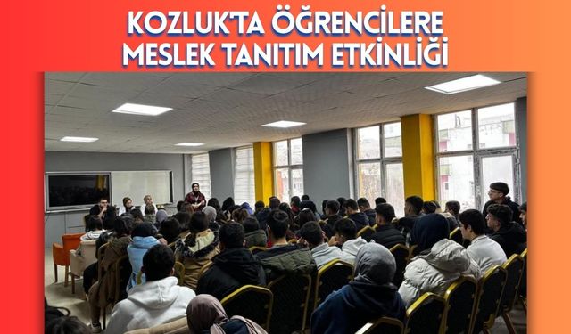 Kozluk'ta Öğrencilere Meslek Tanıtım Etkinliği